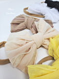 Pastel Lace Bow Headbands