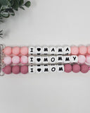 I love Mama/Mommy/Mom Pacifier Clips