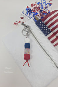 American Confetti Keychain