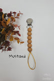 Autumn Mini Pacifier Clips