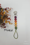 Autumn Mini Pacifier Clips