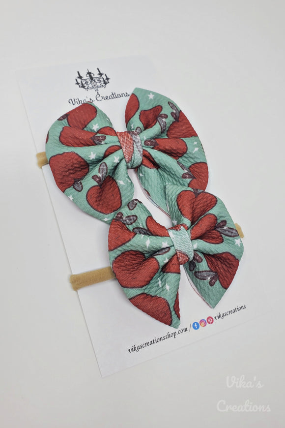Red Apples Bullet Bows